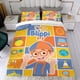 thumbnail image 4 of Blippi Conjunto de sábanas temático, trío de piezas, cómodo y amigable con la piel, diseño único, regalo de decoración para el hogar para familiares, amigos y fans,135X200cm, 4 of 6
