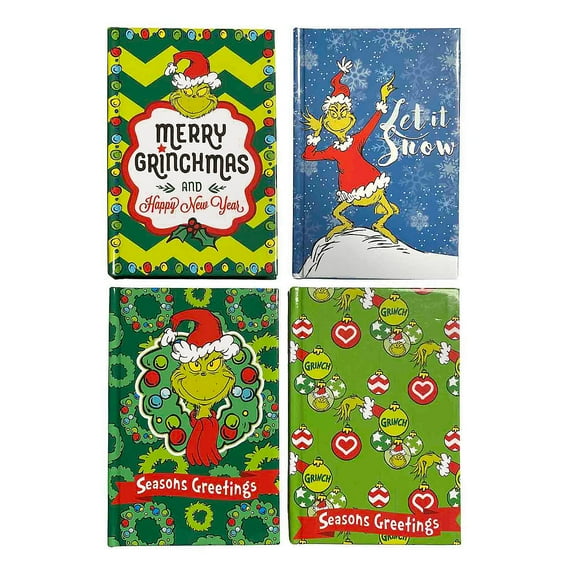 Dr. Seuss The Grinch Little Hardcover Journals- 12 Pieces
