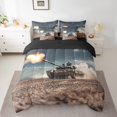 thumbnail image 2 of YST Army Force Tank Comforter Set, King Size, 7-Piece, Warship Vehicle Theme, Boys, 2 of 5