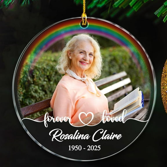 Dad You Left Me with Beautiful Memories Ornament Xmas 2025, Dad Remembrance Xmas Ornaments Gift for Who Loss of Loved One, Custom Name Daddy in Loving Memory Ornament from Son Daughter