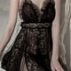 thumbnail image 3 of Gibobby Sujetador De Encaje Para Mujer Lencería de Mujer de Encaje Sexy Mesh de Dormir Boudoir Outfits Lingerie Plus Size Body Lencería Conjunto De Lencería Sexy(Negro, Talla única), 3 of 5