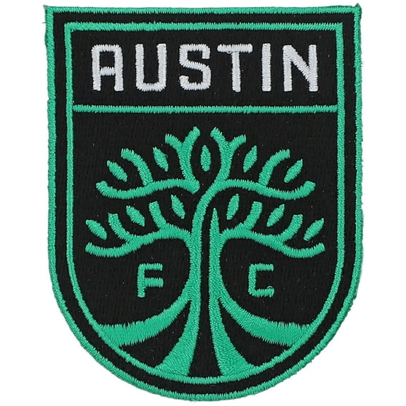 Austin FC Primary Team Crest Patch MLS Soccer Club Embroidered Iron On