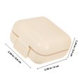 thumbnail image 2 of unbranded Estuche Portátil Beige Para Medicamentos Con Compartimentos Separados Para Viaje, 2 of 8