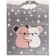 thumbnail image 2 of SAFAVIEH Carousel Kids Hugging Koalas Area Rug, Gray/Ivory, 8' x 10', 2 of 11