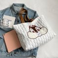 thumbnail image 3 of Bolso de mano de dibujos animados para mujer, bolso de mano lindo informal, bolso de viaje de invierno (L), 3 of 8