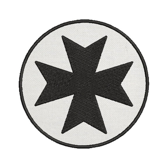 Loyal Chapter Black Templars Embroidered 40k Iron-On/Sew-On/Hook Patch Bikers Cosplay Applique Badge Emblem Logo 3.5"