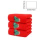 thumbnail image 3 of Uuiauoio Christmas Themed Embroidered Cotton Towels Set of 3, Festive Holiday Design for Bathroom and Kitchen, Soft Absorbent Household Towels for Guest Use and Seasonal Decor, 3 of 6