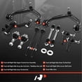 thumbnail image 2 of A-Premium 11Pcs Front Kit, Upper Control Arm Lower Ball Joint Inner Outer Tie Rod End Sway Bar Links, Compatible with 2011-2019, Chevrolet Silverado 2500 HD 3500 HD, GMC Sierra 2500 HD 3500 HD, 2 of 9