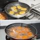 thumbnail image 5 of Bandeja de drenaje semi-circular Uxcell para alimentos fritos, tono plateado (26 cm de largo), 5 of 5
