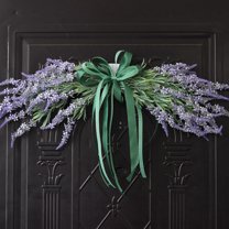 Masteelf Decorative Wall Hanging Floral Swags Realistic Flower Wreath Bride