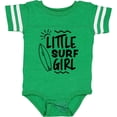 thumbnail image 3 of Inktastic Little Surf Girl with Surfboard Girls Baby Bodysuit, 3 of 5