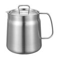 thumbnail image 1 of Qiopertar Pot de Filtre à Huile en Acier Inoxydable 304 Grande Capacité Filtre à Huile Polyvalent Récipient à Graisse en Acier Inoxydable Multifonctionnel, 1 of 6
