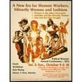 thumbnail image 2 of Anonymous 19x24 Black Ornate Framed Double Matted Museum Art Print Titled: A New Era for Women Workers, Minority Women and Lesbians (1976), 2 of 5