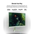 thumbnail image 5 of Pixio PX249 Wave Mint Green 24 inch 240Hz Refresh Rate FHD 1080p Resolution Fast IPS Panel 1ms GTG Response Time Built-in Speakers Gaming Monitor with Adaptive Sync, 5 of 7