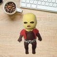 thumbnail image 4 of Juguete Antiestrés de Descompresión con Forma de Muñeco Enmascarado | Juguete Suave y Apretable con Gorro | Material Tpr | Juguete Antiestrés para Niños, Adultos y Personas Mayores Que Reduce La Ansi, 4 of 5