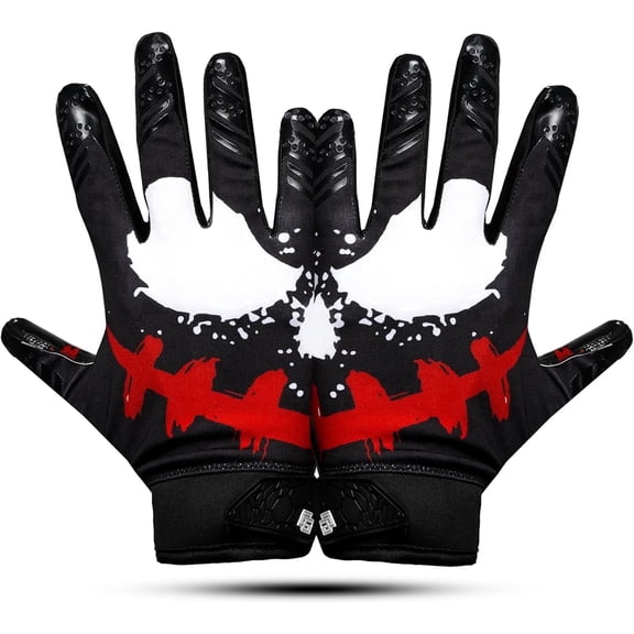 Lupine Evil 2.0 Football Gloves Elite Wide Receiver Extra Sticky Grip 1-Pack Youth XS-S