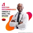 thumbnail image 6 of MegaRed Advanced 4in1 500mg Omega-3 Fish Krill Oil Supplements, Heart Brain Eyes Joints Health Omega 3, 25 Softgels, 6 of 13