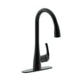 thumbnail image 6 of Westbrass KA03A-62 Dual Sensor-Touchless Motion Control Kitchen Faucet with Pull Down Sprayer Head, Matte Black, 6 of 15