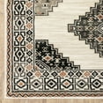 thumbnail image 3 of 5â€™ x 7â€™ Abstract Ivory and Gray Geometric Indoor Area Rug, 3 of 3