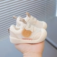 thumbnail image 3 of Fozruso Toddler Boys And Girls Breathable Quick Drying Mesh Sports Beach Sandals Lightweight Closed Toe Sandals Sports Shoes,Sizes 8 Little Kid 2-2.5 Years(Beige), 3 of 6