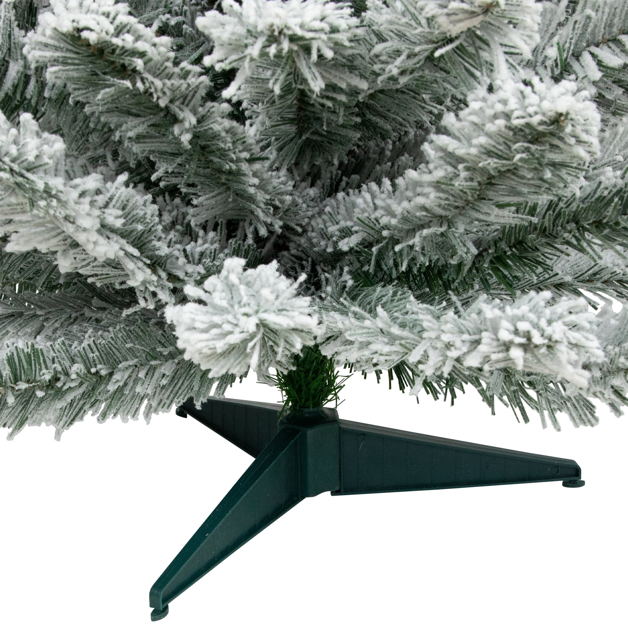 Northlight Medium Heavily Flocked Madison Pine  Artificial Christmas Tree - 3' - Unlit