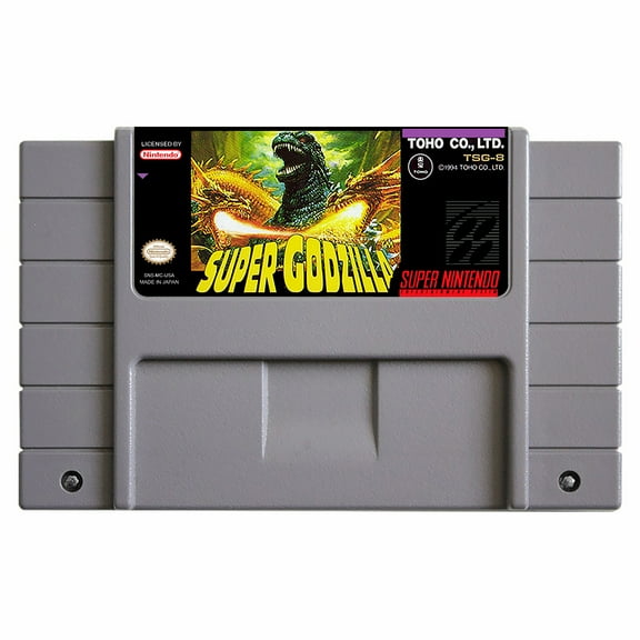SNES Games Cartridge Super Godzilla