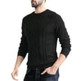 JUMESG Mens Sweater Men's Long Sleeve Crewneck Pullover Sweater Winter