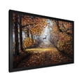 thumbnail image 2 of Designart 'Deer In The Autumn Park' Lake House Framed Art Print, 2 of 4