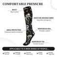 thumbnail image 2 of Pofeuu Dancing Skeleton Party Print Compression Socks for Women & Men Circulation - Best Support for Nurses,Running,Athletic,Sports, 2 of 7