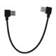 thumbnail image 4 of Cable USB a USB de 25 cm, cable USB 3.0 con codo de 90° macho a cable macho con curvatura a la derecha para transferencia de datos, 4 of 5