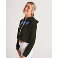 thumbnail image 4 of Black  Glow up Women's Cropped Hoodie, 4 of 8
