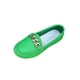 thumbnail image 1 of Mujeres Zapatos Planos Estilo Británico Cadena de Metal Mochilas para las Mujeres, Deslizamiento Del Dedo Del Pie Redondo Del Tamaño Más en Zapatos con Strass, 1 of 9