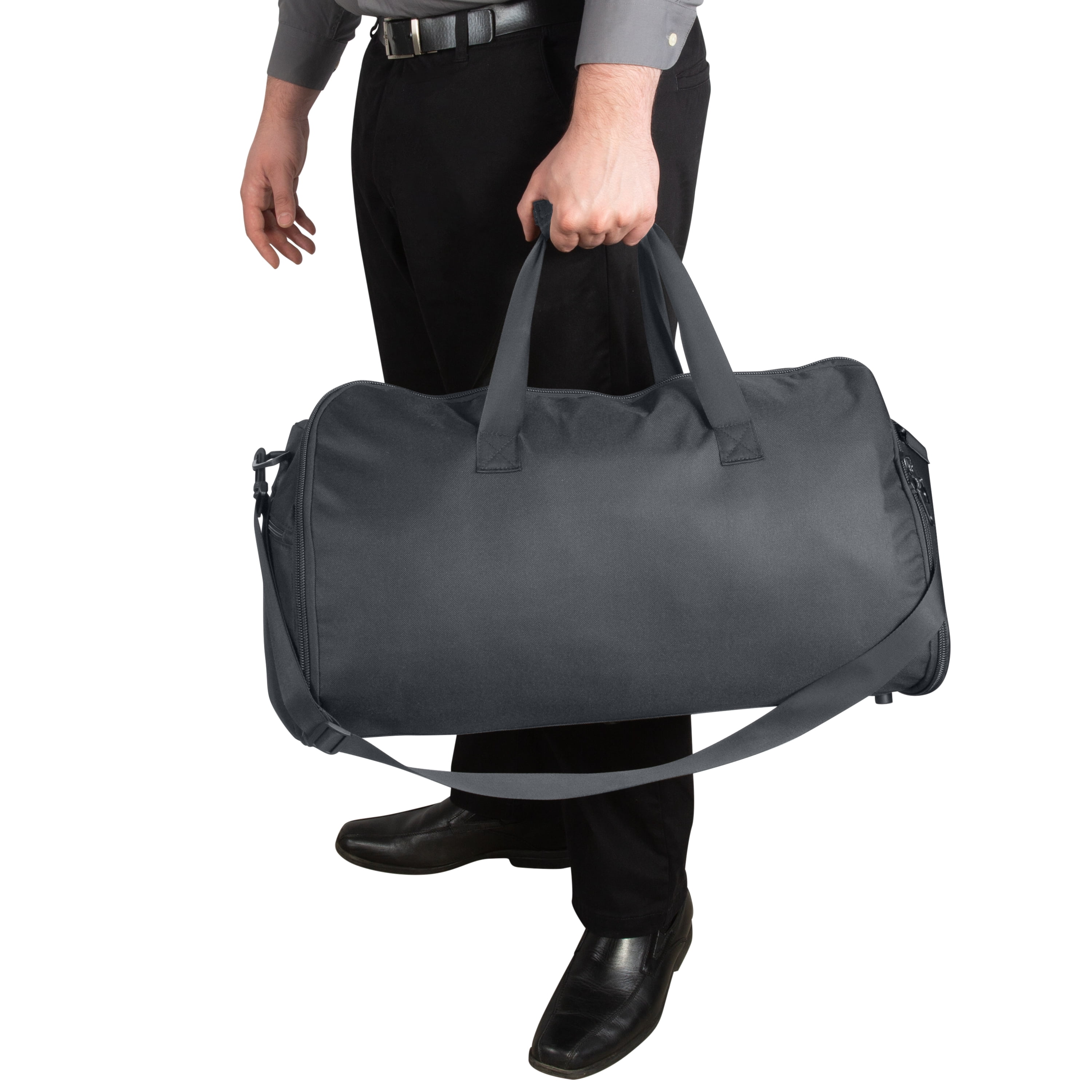GForce Convertible Garment Duffle Bag in Grey
