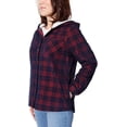 thumbnail image 3 of Soho Threads Women's Corduroy Hooded Jacket (Light Blue, Large), 3 of 11