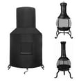 Outdoor Waterproof Chiminea Fire Pits Cover Heavy Duty Heater Cover