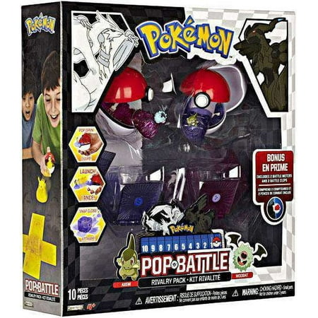 Pokemon Black & White Series 2 Pop n' Battle Axew vs. Woobat Rivalry Pack