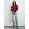 thumbnail image 2 of Buttoned Striped Knitwear Cardigan, 2 of 5