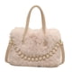 thumbnail image 5 of Bolso de mujer,Bolso tote afelpado para mujer con correa ajustable,Bolso de mano con asa superior,bolso de hombro tipo cartera,Bolso bandolera suave,moderno y elegante,Bolso tipo cartera tipo, 5 of 8