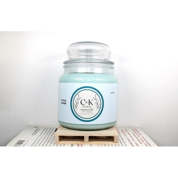 C&K Ranch Cactus Flower Candle, 16oz