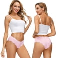 thumbnail image 3 of Calzoncillos LYYTHAVON de algodón suave y transpirable para mujer, paquete de 5, 3 of 5