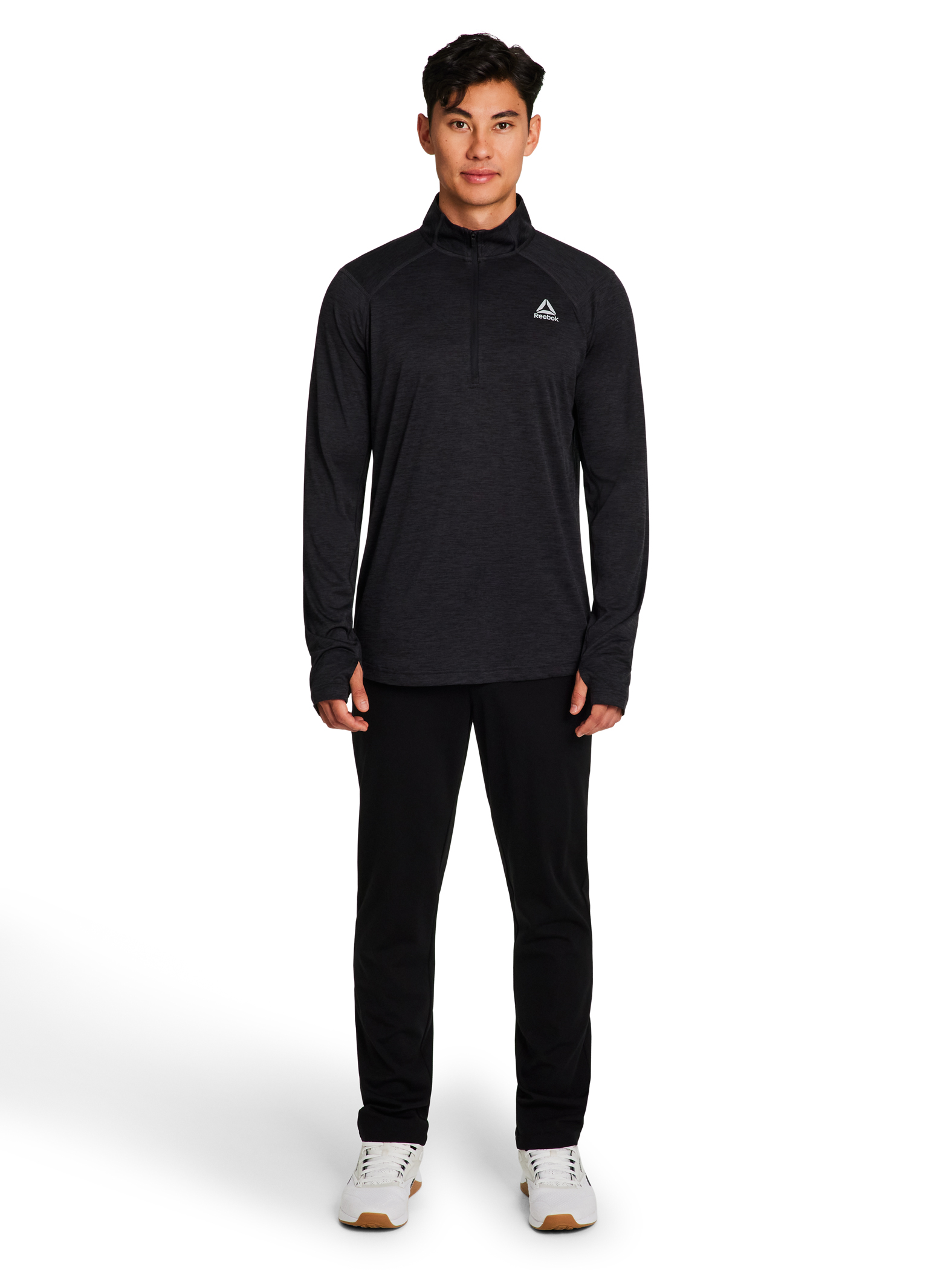 Pullover activo con cremallera parcial para hombre y tallas grandes, tallas XS-5XL 3