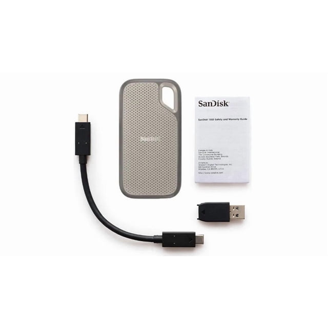 Disco Solido Ssd Externo Sandisk Extreme Sdssde51-1t00-aw25 1tb GRIS 1050 Mb/s