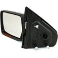 thumbnail image 3 of MIRROR Compatible with 2007-2008 Ford F-150 Left Driver Heated Power Glass Folding In-housing Signal Light Textured Black, 3 of 5