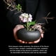 thumbnail image 4 of Kit de arreglos florales Billuyoard maceta de cerámica con rana y Porta agujas color café, 4 of 6
