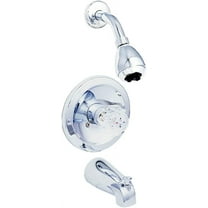 10048 Single Acrylic Tub and Shower Faucet Set, Chrome