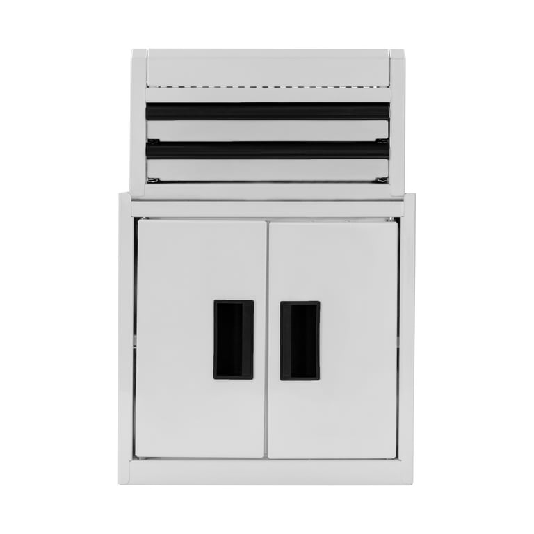 Hyper Tough Mini 10-Inch 2-Drawer Steel Toolbox, White - Walmart.com