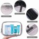 thumbnail image 2 of Clear Cosmetic Bag, Waterproof Pvc Zippered Toiletry Carry Pouch Portable Makeup Bag Organizer Bag Set, 2 of 4