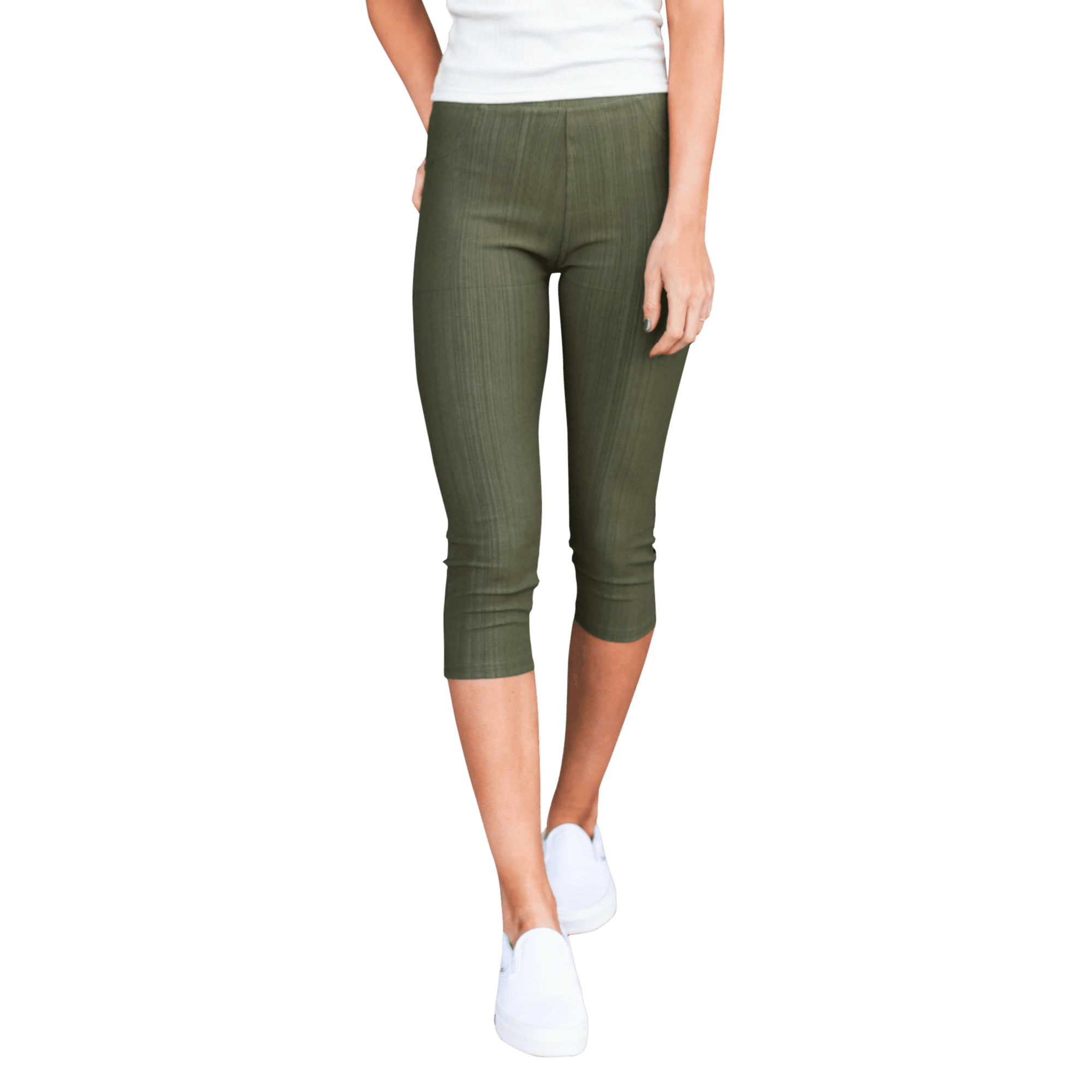 Truly Contagious Stretchy Jeans Capri