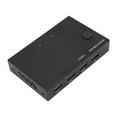 thumbnail image 1 of HD Multimedia Interface KVM Switch, USB KVM Switch Compact Strong Compatibility Iron  for Keyboard Mouse, 1 of 7