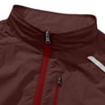 thumbnail image 6 of Men's Stand Collar Air Conditioning Jacket Nylon Spandex Sleeveless Vest Breathable Quick Dry Lightweight for Hiking Fishing Travel Workout Outdoor | Zenithor,Coffee 4XL, 6 of 9